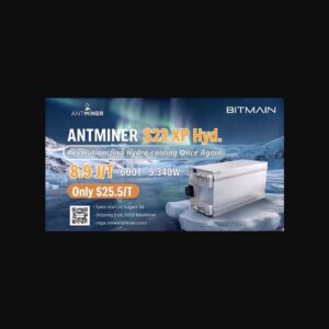 Bitmain Antminer S23 XP Hyd 600TH/s hydro-cooled Bitcoin miner